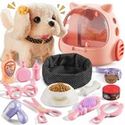 16 Pcs Realistic Robot Dog Toys For Kids 3-8  Perfect Birthday Gift For Girls  