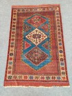 Rare Persiani Antique Rug 4x6  Heriz Rug 4x6  Oriental Rug Vintage  Serapi Rug