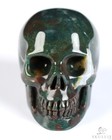 2 0  Bloodstone Hand Carved Crystal Skull  Realistic  Crystal Healing
