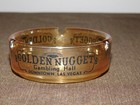 Vintage Casino 3 1 2  Wide Golden Nugget Gambling Hall Las Vegas Glass Ashtray