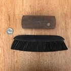 Vintage Brush Lot Sterilized Lactona 501 Usa 1910 Travelers Real Ebony France