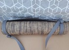 Hotworx Brown Hemp Yoga Pilates Work Out Mat 72  X 24   