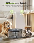 Dog Water Fountain 9l 2 4gal Bowl For Small To Large Dogs 304 Oz Pet