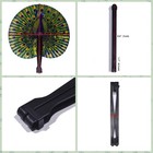 10 Pcs Paper Folding Hand Fans peacock Fans Decorations Foldable Handheld Chines