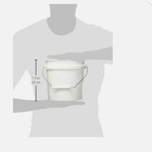 Leaktite 744456 1-gallon White Plastic Pail Paint Pail container