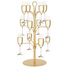 3-tier 12 Holders metal Wine Glass Rack Cocktail Tree Stand For Birthday parties