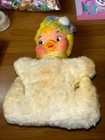 Vtg Duck Rubber Face Plush Golf Hat Pom Pom - Read