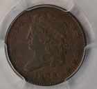 1828 Classic Head Half Cent  13 Stars  Pcgs Xf40