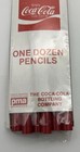 Vintage Coca-cola Red Pencils One Dozen Coke Still In Plastic