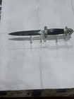 Vintage Will   Finch Horse Head 18 Century Style Fixed Blade Dirk Nos