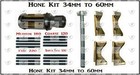 Cylinder Engine Hone Kit 34mm   60mm   4 Honing Stones Adjustable Bore Honingtool