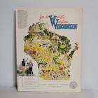Vintage Wisconsin Conservation Department Travel Vacation Guide 1960