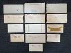 13-used Envelope cover Collection  Certified registered postage Due special Del 