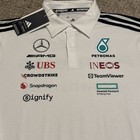Adidas Mercedes Amg Petronas Formula 1 Polo Long Sleeve Mens Sz  jx0757