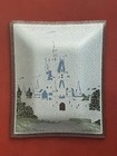 Vintage 1970   s Walt Disney World Castle Glass Tray Castle Souvenir Excellent