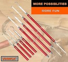 9 Pcs Carbide Wood Lathe Turning Tool Set  Pen Turning Tools  Including Swan