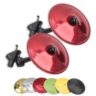 Car Cymbal Air Vent Clip - Mini Drum Crash Cymbal For Dashboard  2 Red-2pack