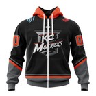 Personalized Kansas City Mavericks Hoodie zip Hoodie 2025 26 Black Alternate