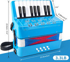 Accordion  17 Keys Piano Accordion For Kids 8 Bass With Straps For Beginners Stu