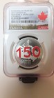 2017  Canada 150th Anniversary Silver Dollar Proof Our Home Native Land Ngc Pr69