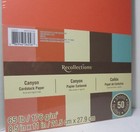 Recollections Cardstock Paper 8 1 2  X 11  50 Sheets 65 Lb 5 Color Canyon Open