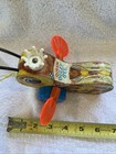 Vintage 1950 s Fisher Price Pull Toy Queen Buzzy Bee 444 Free Shipping