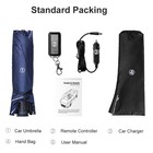 Fully Automatic Portable Car Tent Umbrella Uv Protection Sun Roof Cover   Remote