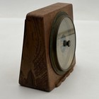 Vintage Airguide Barometer Wood Case Weather Station Indicator Antique Desktop