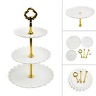 3 Tier Large Cake Cupcake Stand Food Fruit Holder Wedding Plate Party Tableware