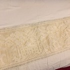 Vintage 5    Wide French Nylon Lace Floral Design 9 Yards Cut  In 10 Pieces 34   ea