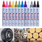 60pcs Waterproof Permanent Paint Marker Pen For Car Tyre Tire Tread Rubber Metal