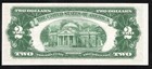 1953-a  2 Legal Tender Red Seal Two Dollar Bill Fr 1510 0042