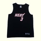Nba Adidas Vtg Y2k Retro Miami Heat Basketball Dwyane Wade Jersey T Shirt Sz Xl