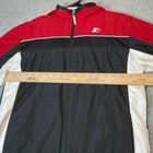 Starter Windbreaker Youth Small Boys 13-14 Years Full Zip Hooded Hoodie Lined