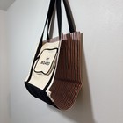 Bag-all My Board Canvas Surfboard Sling Bag Board Carrier White Black Stripe New
