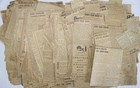 Huge Lot Of 1920-52 Forsyth  Georgia Monroe County Genealogy Newspaper Clippings