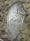 Old Vintage Fish Serving Knife 925 Sterling Silver Mother Of Pearl Handle 6 3 8 