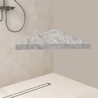 Stainless Steel Corner Shower Shelf  Bathroom Triangle Support Rack