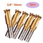 5pcs Spot Weld Drill Bits Set Hss Titanium Coated Co Cobalt Spot Weld Cutter 10m