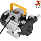 110v 550w Electric Oil Pump  Self-priming  15 85 Gpm  Portable Design
