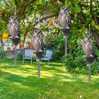 Fake Owl Decoy To Scare Birds  4 Pack Fake Owl Hanging Effective Bird Control D