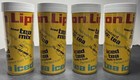 Vintage Lipton Iced Tea Advertising Insulated Cups Set Of 4 Free Shipping