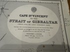 Vintage 1905 Gibraltar Nautical Map British Admiralty Chart Maritime Sea Map