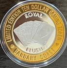 Barbary Coast Casino  10 Silver Strike 1999 Royal Flush Gdc Mint Mark New Case