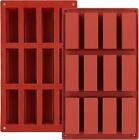 Rectangle Silicone Candy Molds For Baking Energy Bars Chocolate Bar Mold 1-3pcs 
