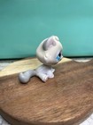 Authentic Littlest Pet Shop  53 Gray White Tabby Cat Kitty Kitten   Hasbro