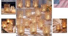 Gold Votive Candle Holders Set Of 36 Glass Candle Holders Bulk For Weddings P   