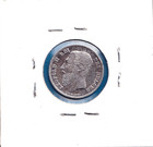 1867 Belgium 50 Centimes  french   km-26   0671 Asw Silver     leopold Ii  Lion