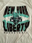 Nwt Rare Wnba New York Ny Liberty Torch Logo Basketball Tshirt Cream Large