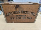 Budweiser Anheuser Busch Centennial Wooden Beer Crate Box 1876-1976 Vintage Box